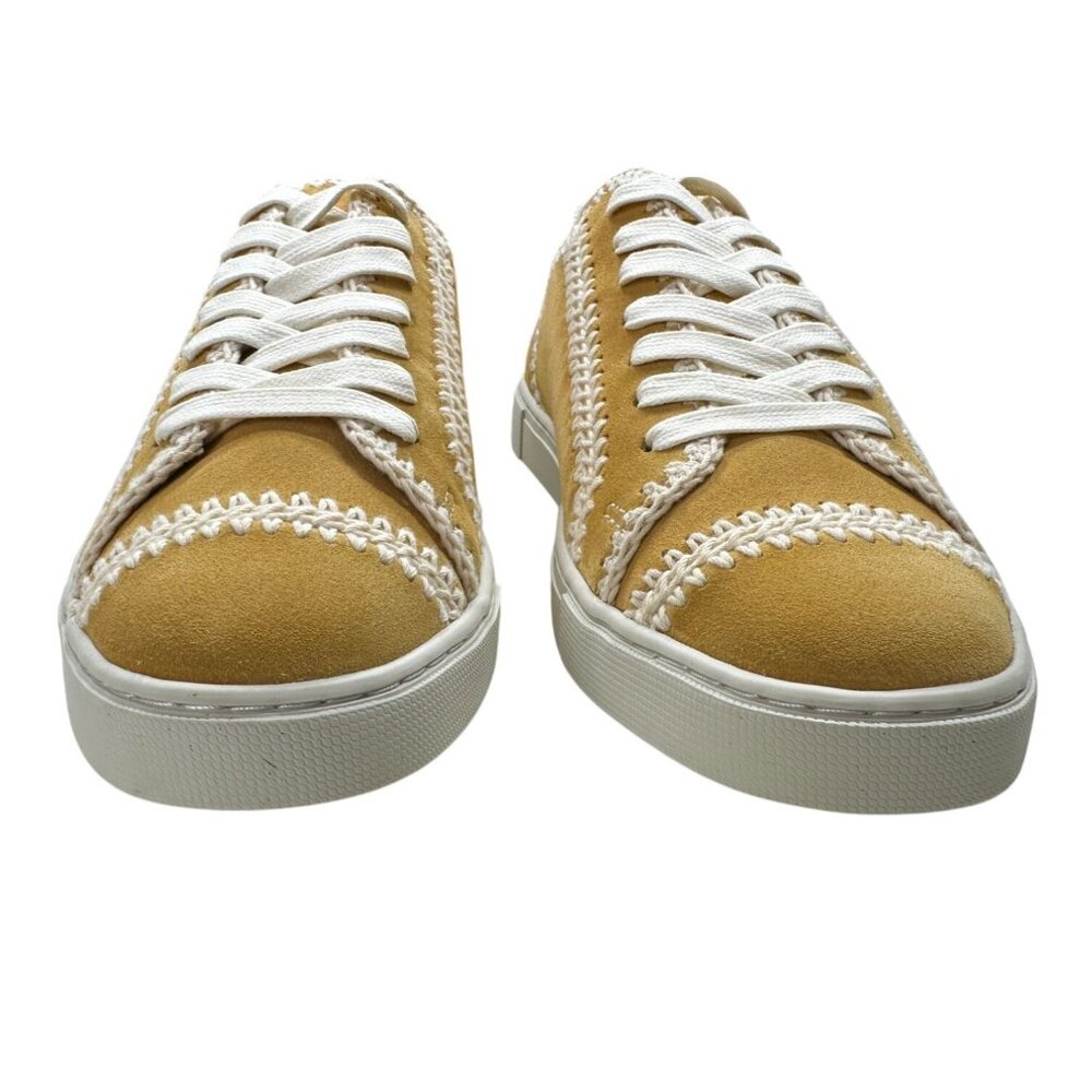 FRYE Shoes Womens Size 10 Marigold Crochet Lace Up Leather Sneakers FR40847 - Picture 4 of 9